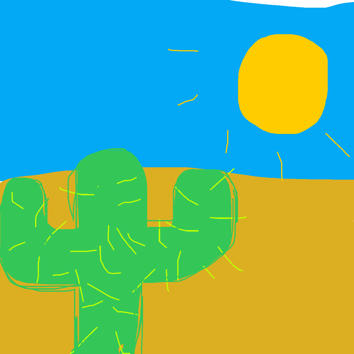 Cactus drawing by mikestam195