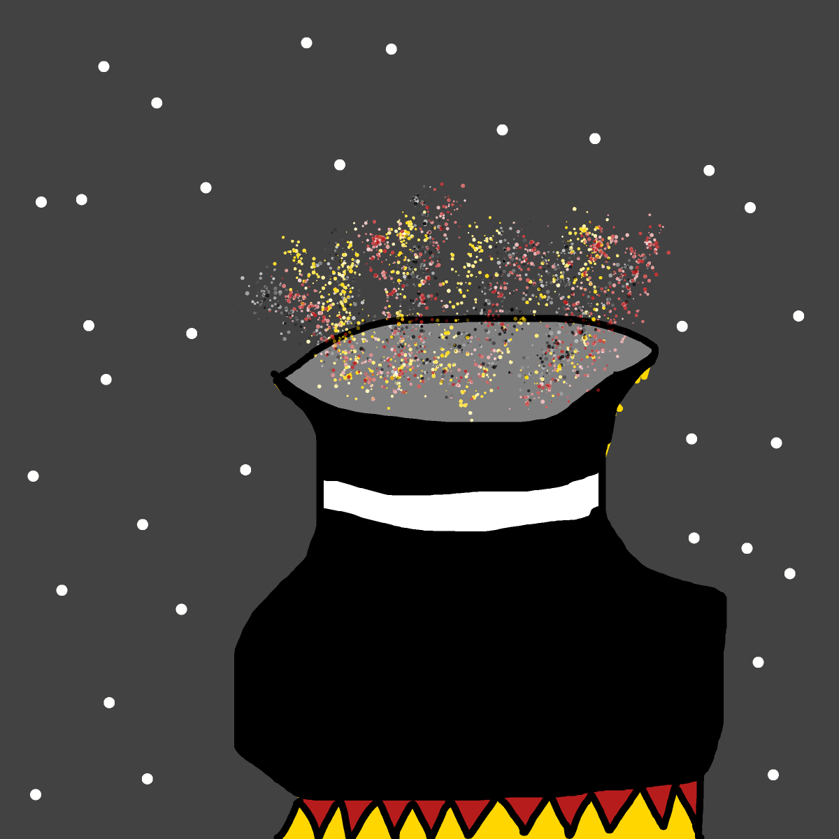 Cauldron drawing by johnny boy