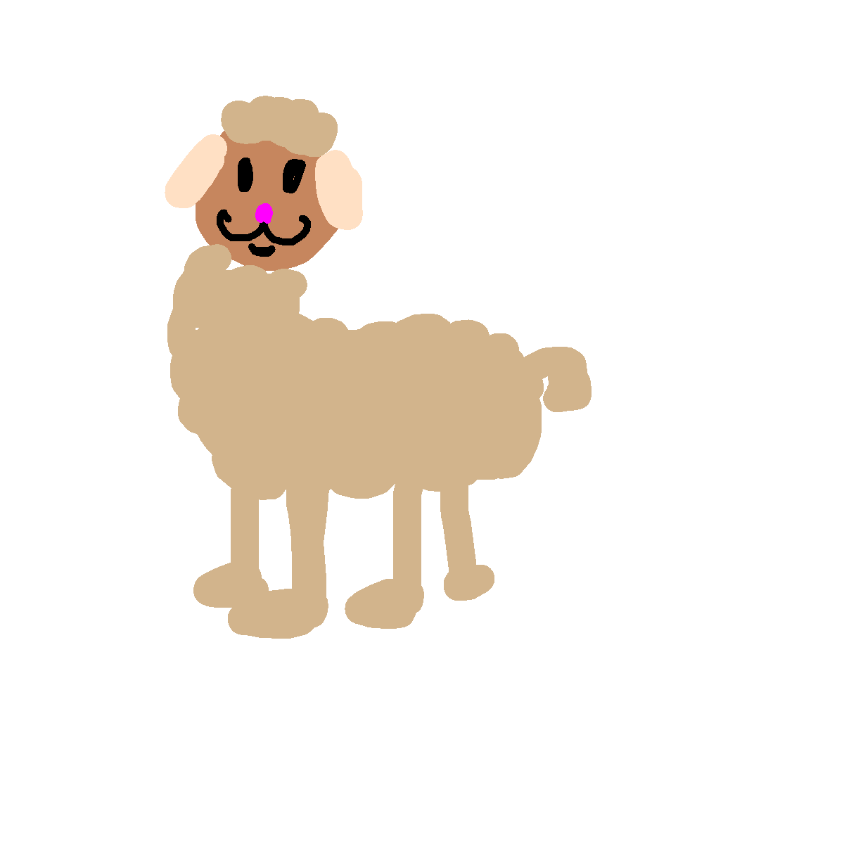 Llama drawing by grand-bold-peak