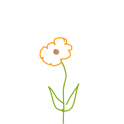 Flower drawing by coal-mild-peace