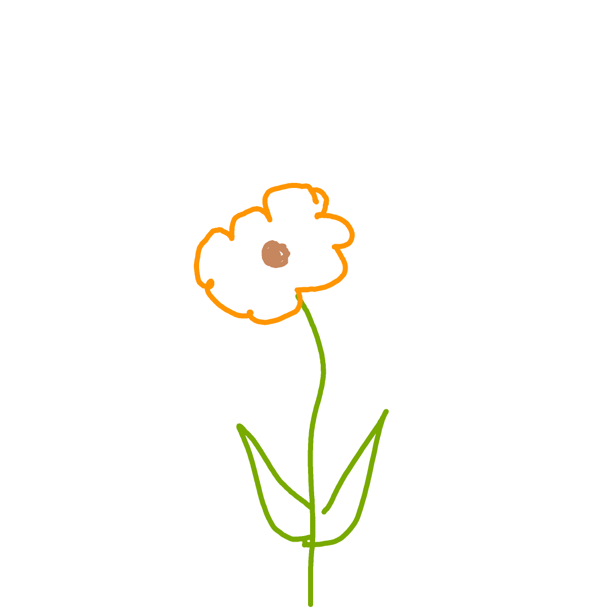 Flower drawing by coal-mild-peace