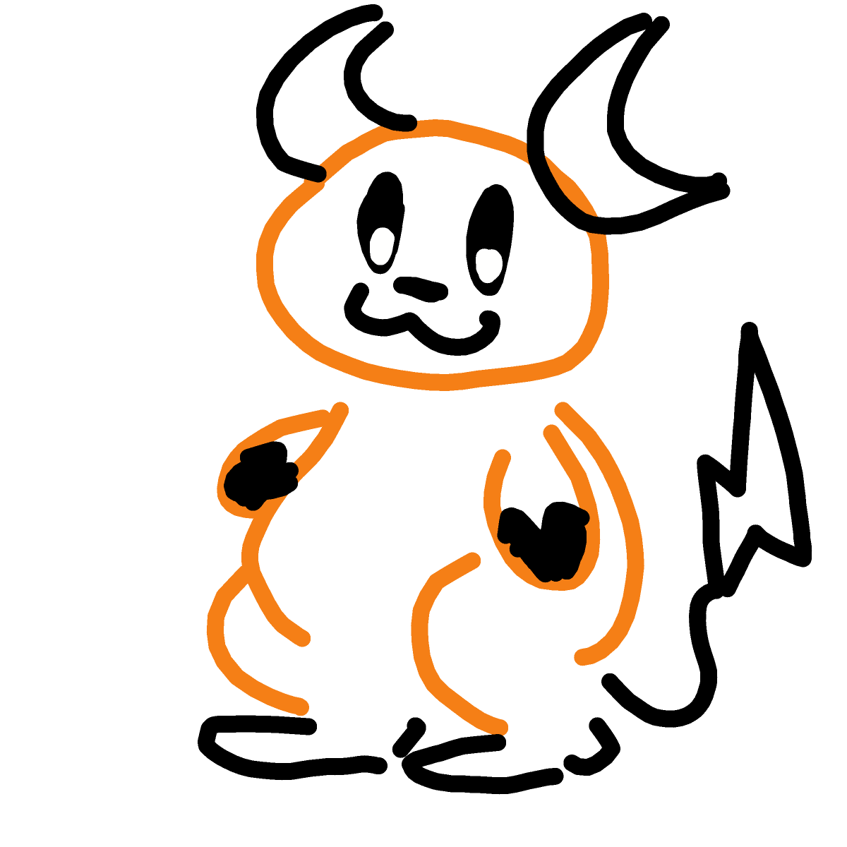 Raichu drawing by aeropuppy