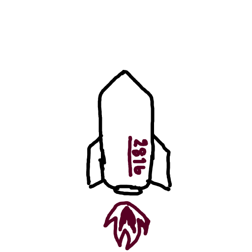 Rocket drawing by doublem