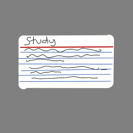 Flash Card drawing by Anna