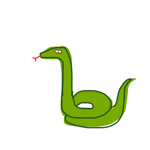 Snake drawing by beksss