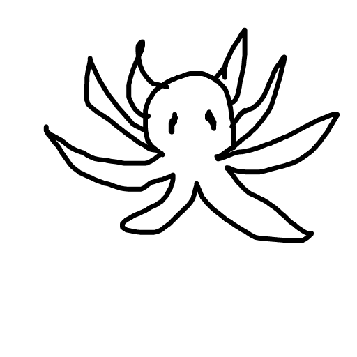 Octopus drawing by honey crisp