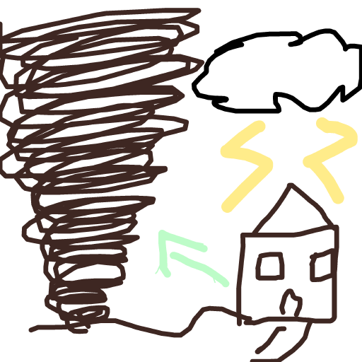 Tornado drawing by zest-sonic-flux