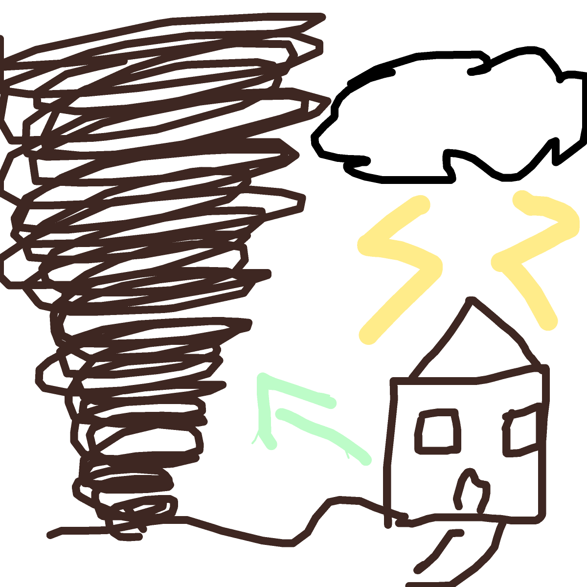 Tornado drawing by zest-sonic-flux