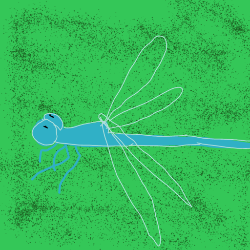 Dragonfly drawing by Guardianoflives