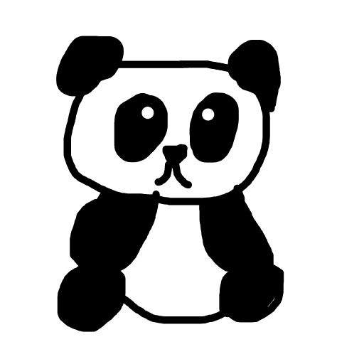 Panda drawing by tandman