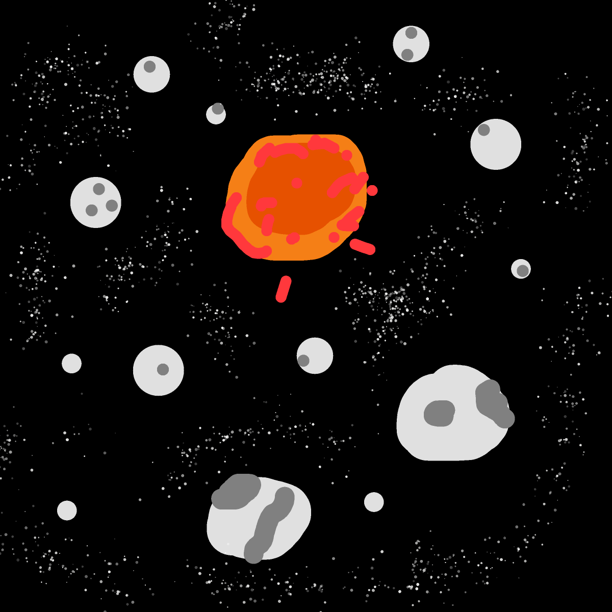 Galaxy drawing by wave-zest-painter