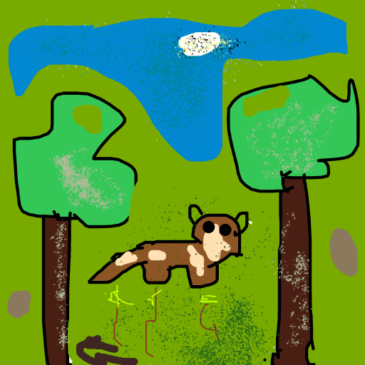 Weasel drawing by louie