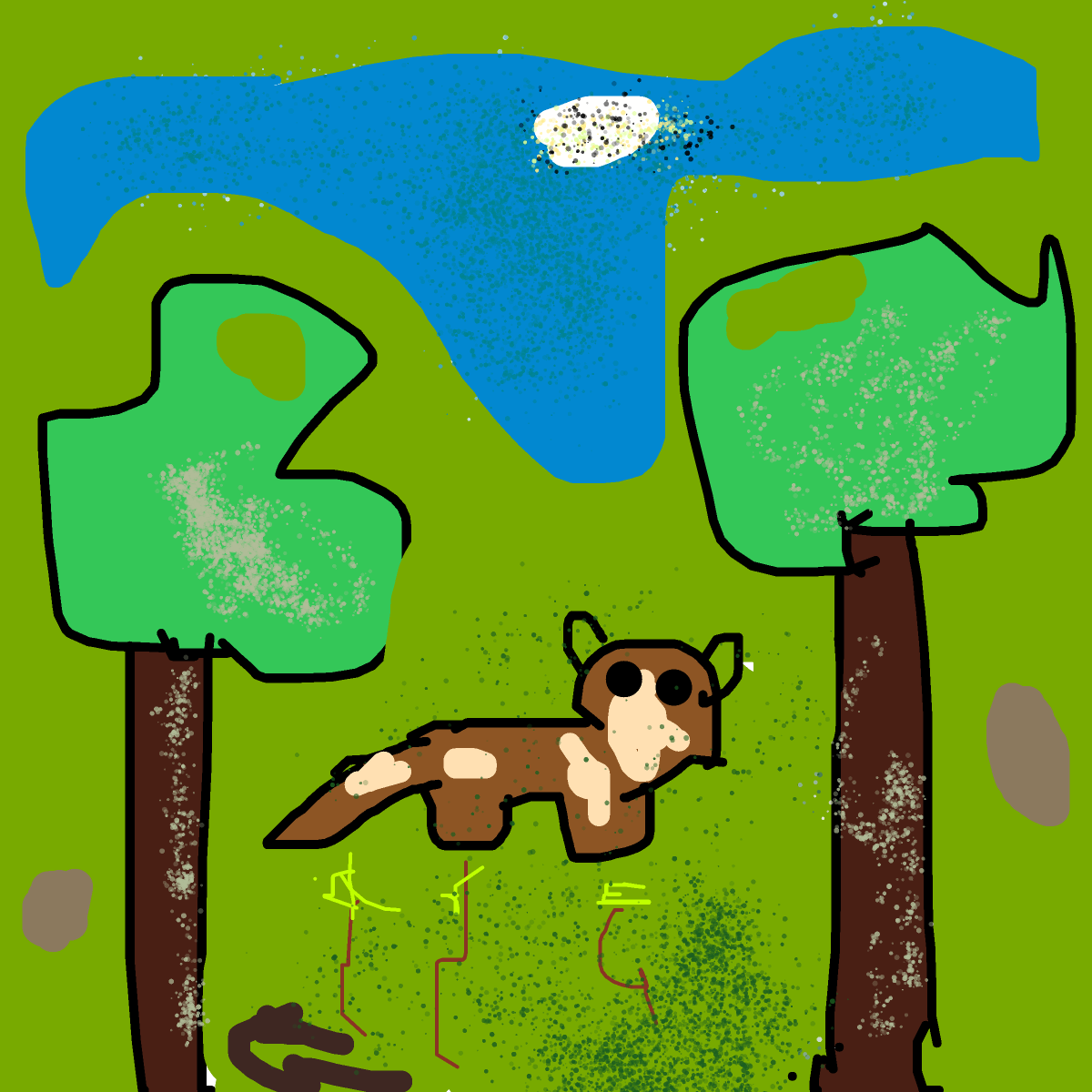Weasel drawing by louie