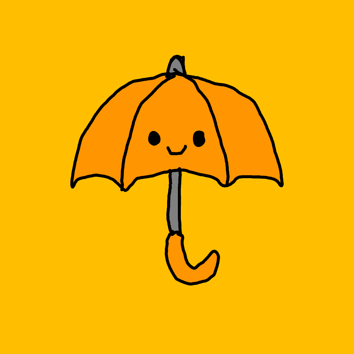 Umbrella drawing by Guardianoflives