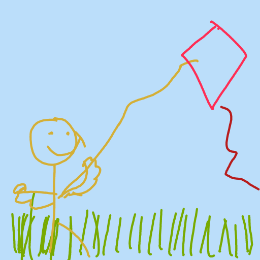 Kite drawing by coal-mild-peace