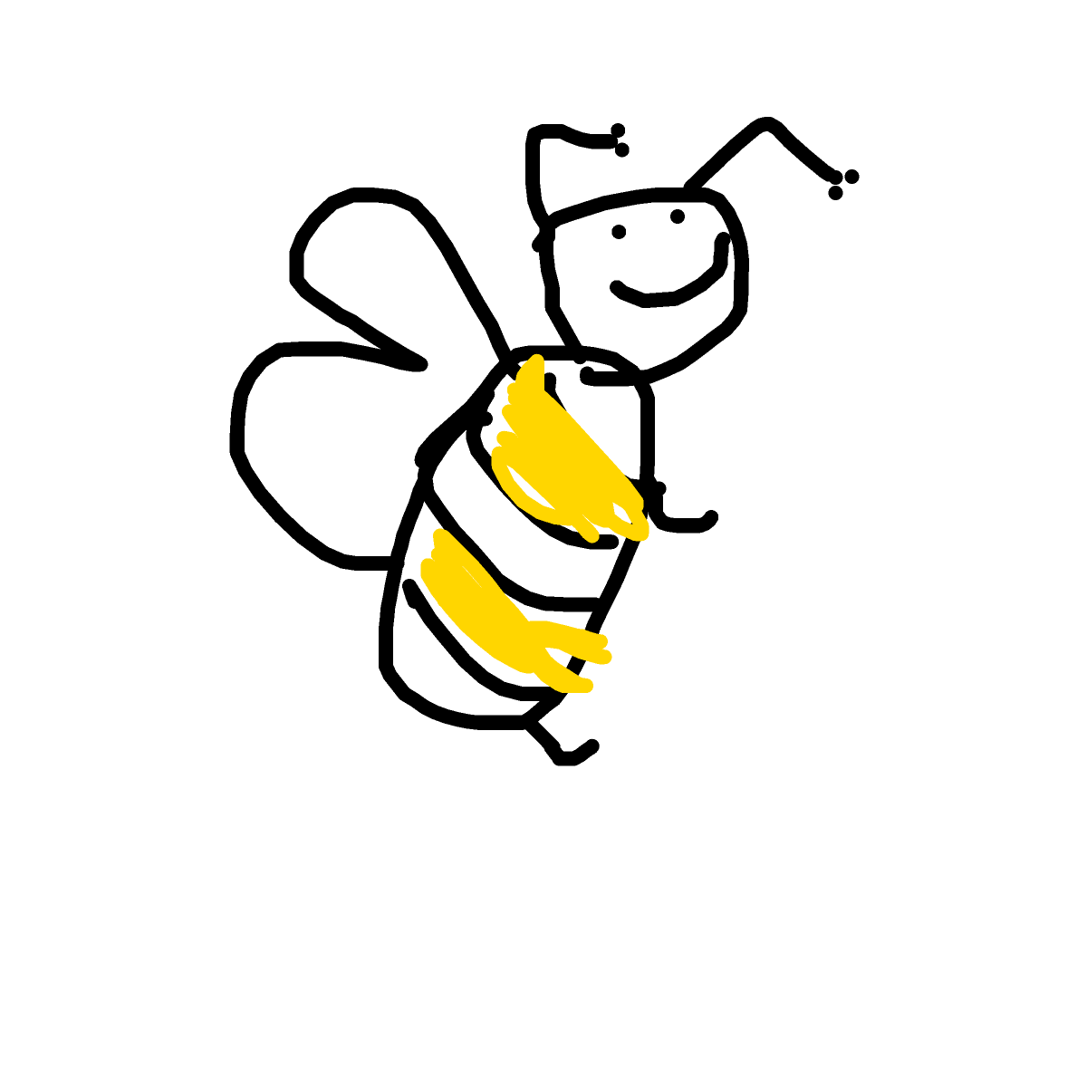 Bee drawing by maite