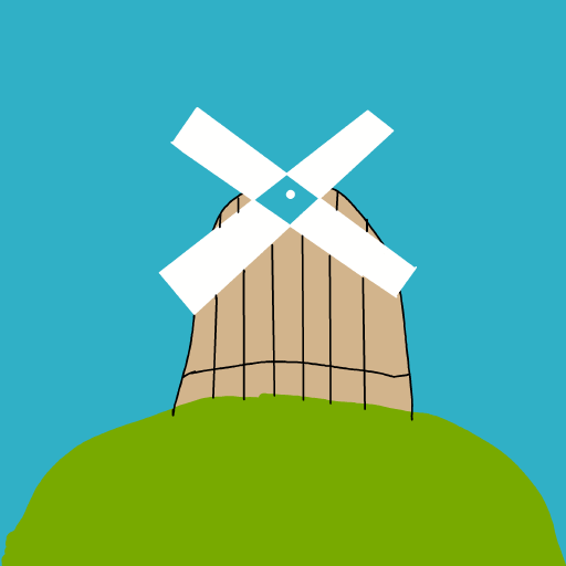 Windmill drawing by Cwis448