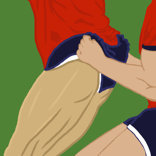 Rugby drawing by firecracker