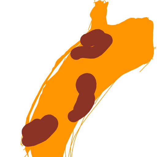 Giraffe drawing by Bri3