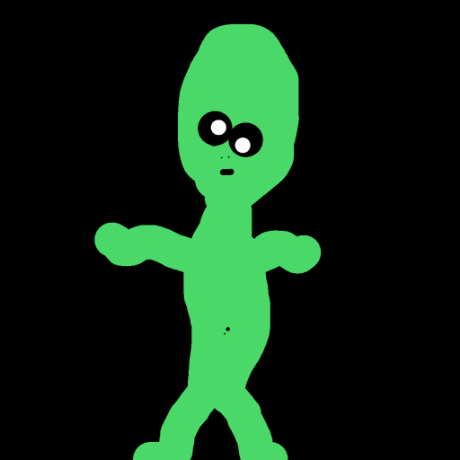 Alien drawing by krissywissy