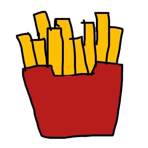 Fries drawing by kikiluvs
