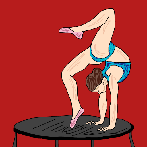 Acrobat drawing by monthra