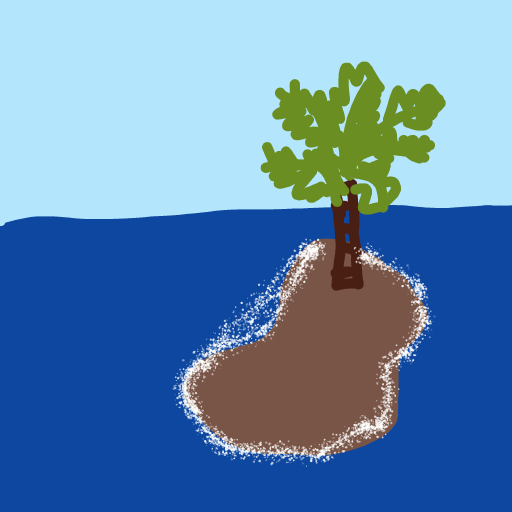Island drawing by SafiyyaJ