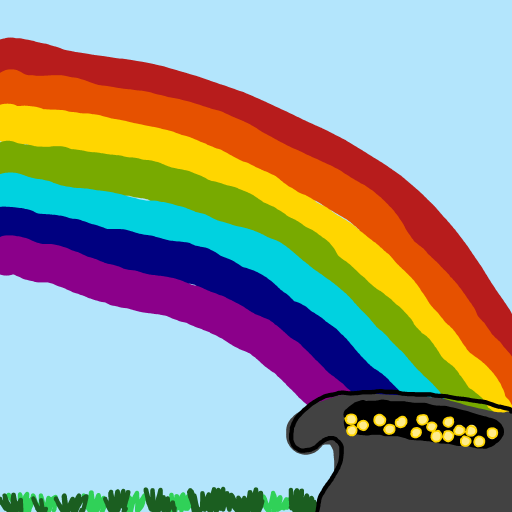 Pot of Gold drawing by marimou