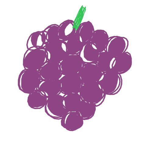 Grapes drawing by magic-vivid-guru