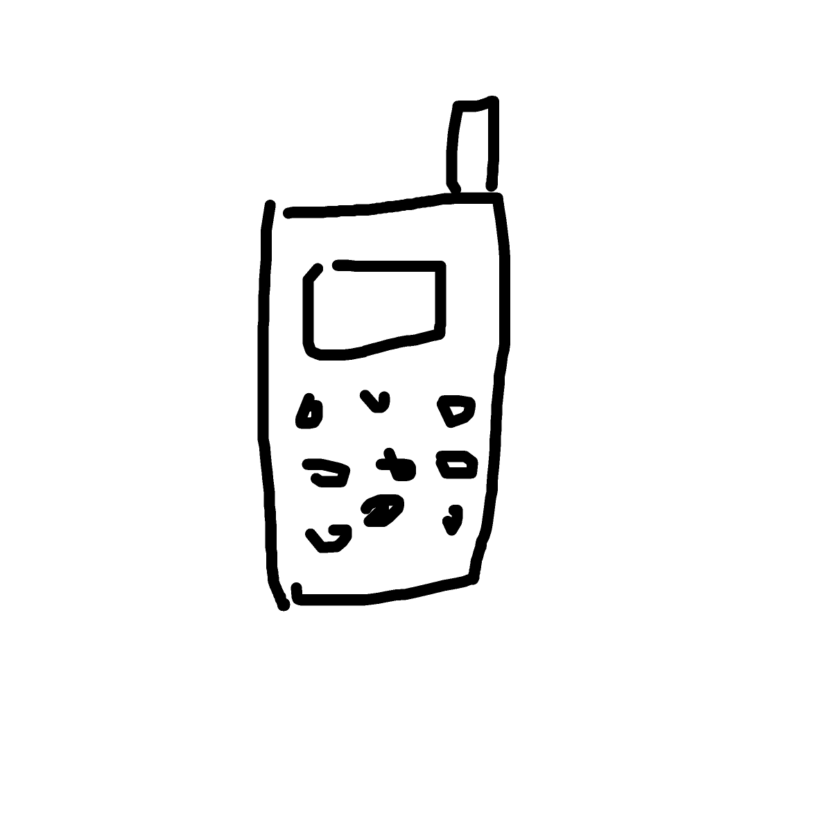 Phone drawing by vini