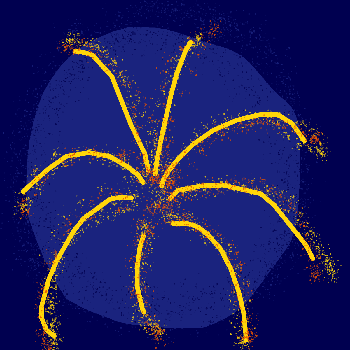 Firework drawing by rowan