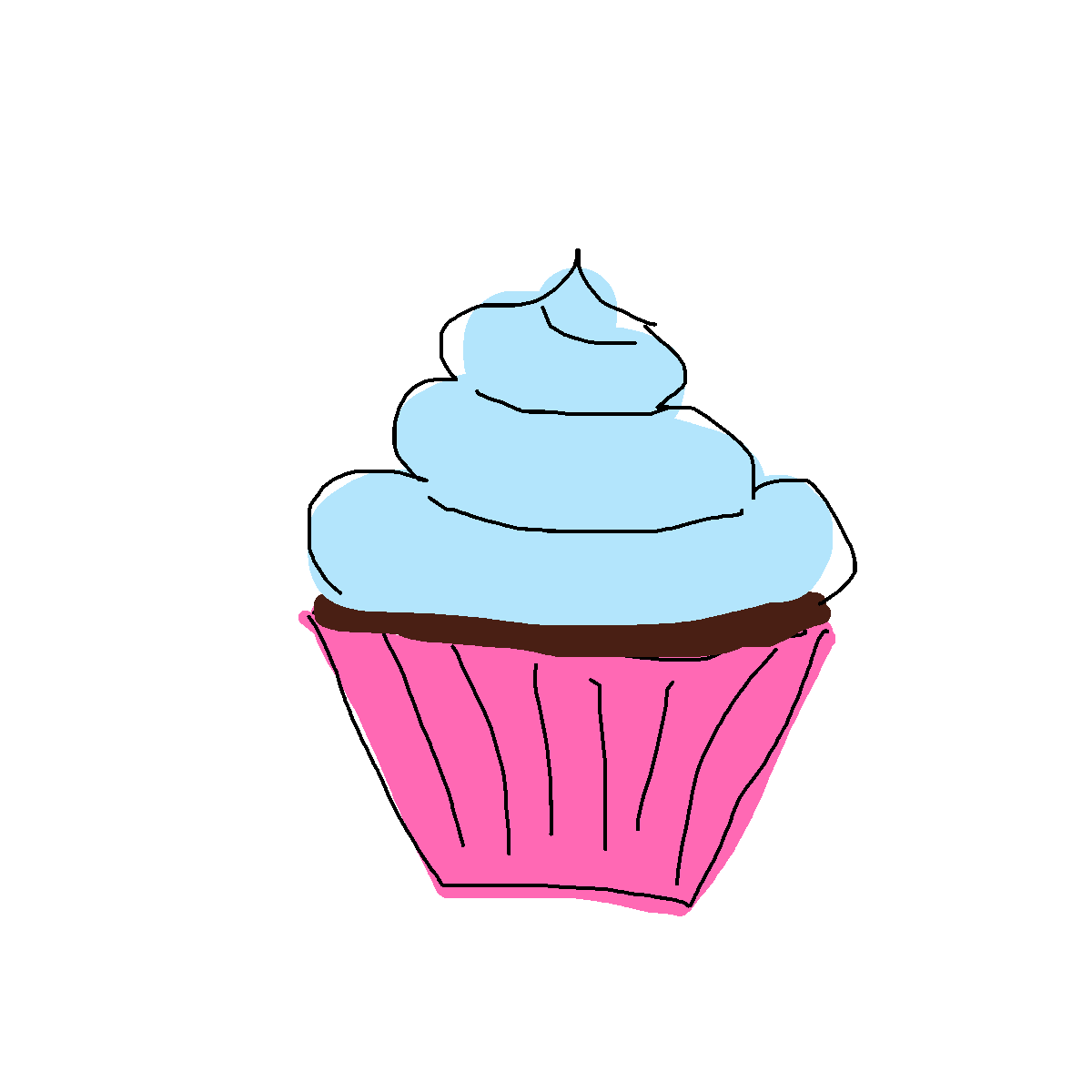 Cupcake drawing by angel