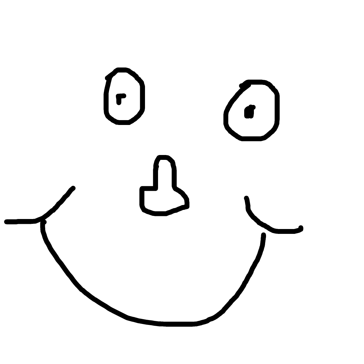 Smile drawing by mikestam195