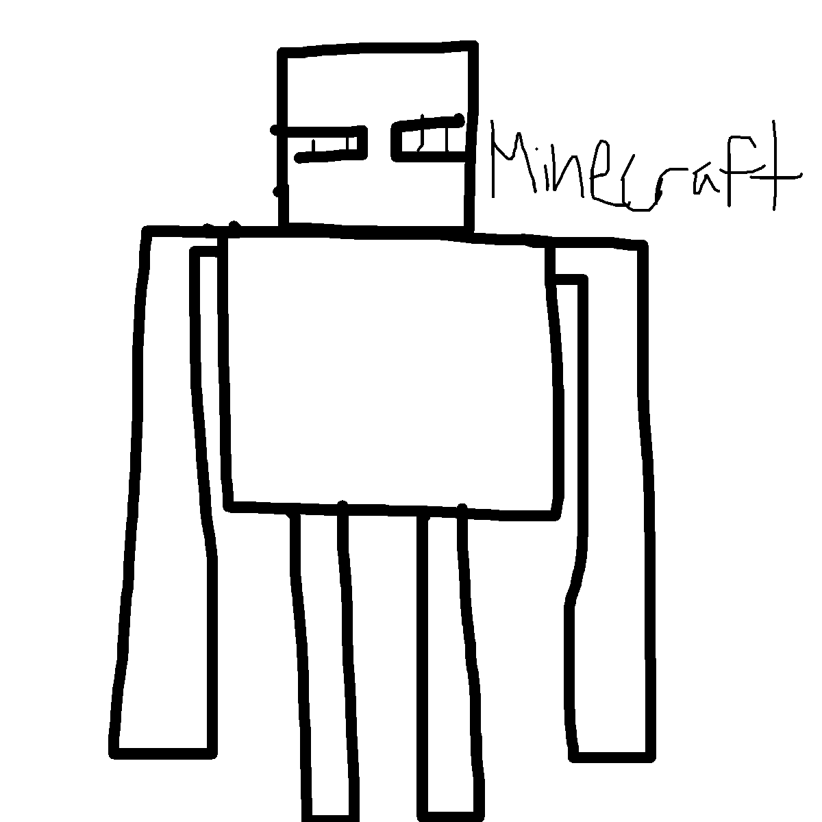 Enderman drawing by mikestam195