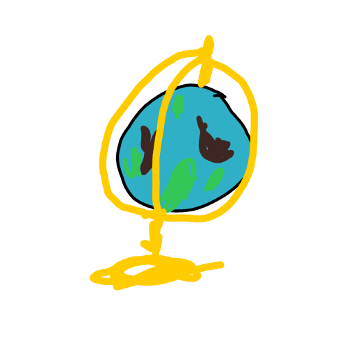 Globe drawing by Shew