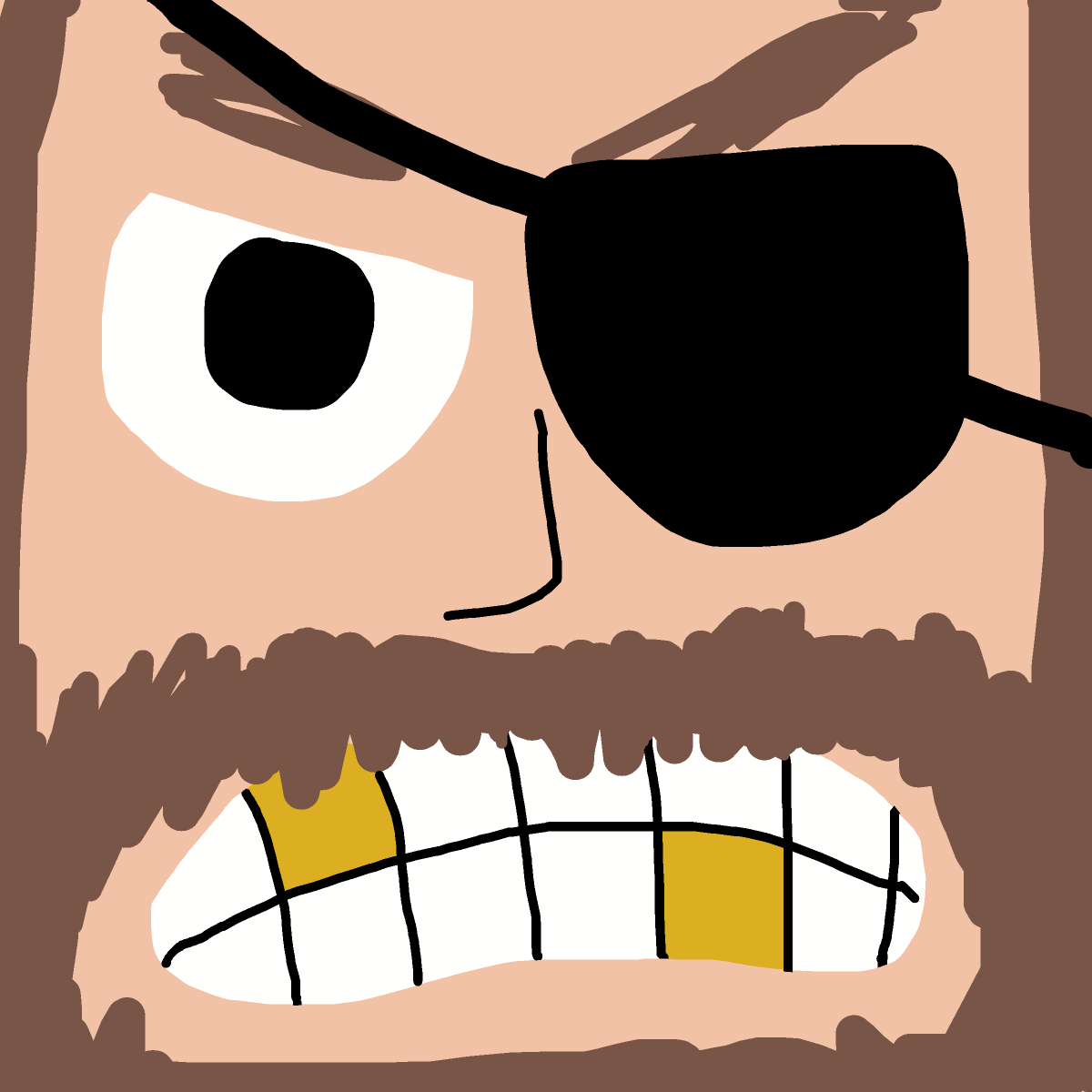 Eye Patch drawing by jashezilla