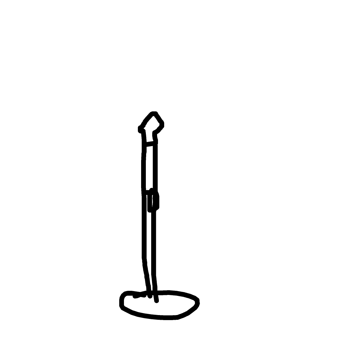 Mic Stand drawing by drewbenruben
