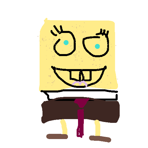 SpongeBob drawing by grou