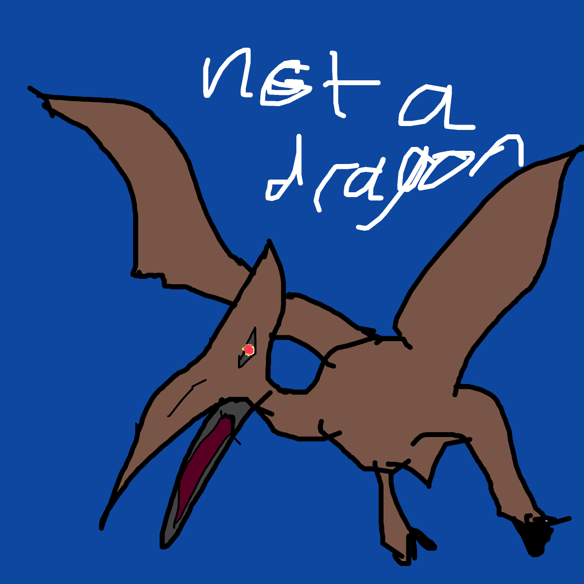 Pterodactyl drawing by el fardoni