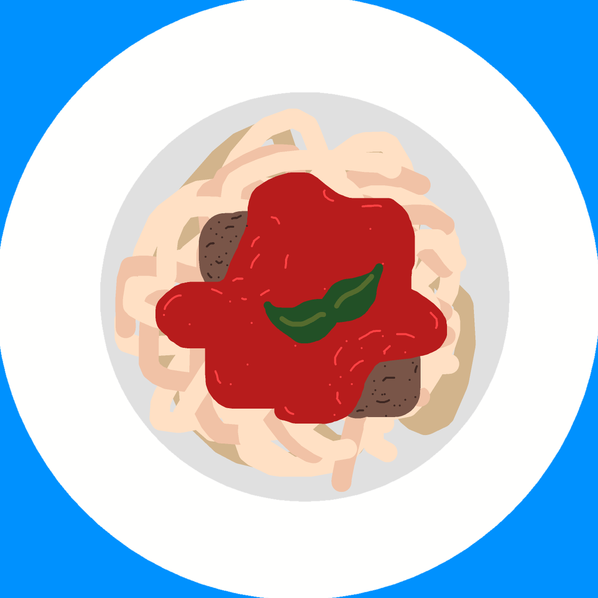 Pasta drawing by wethebambam