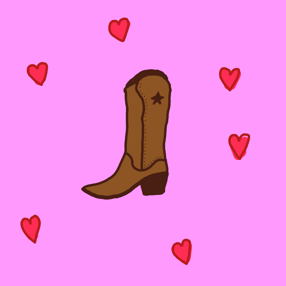 Cowboy Boots drawing by marimou
