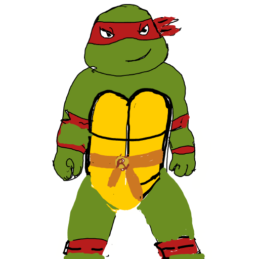Ninja Turtle drawing by manders