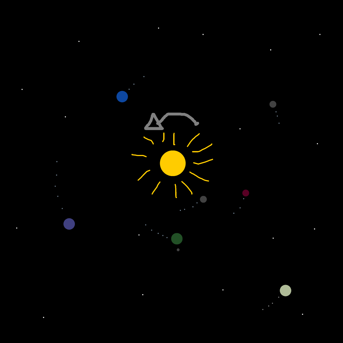 Solar System drawing by japsie