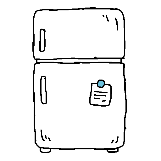 Fridge drawing by kyle