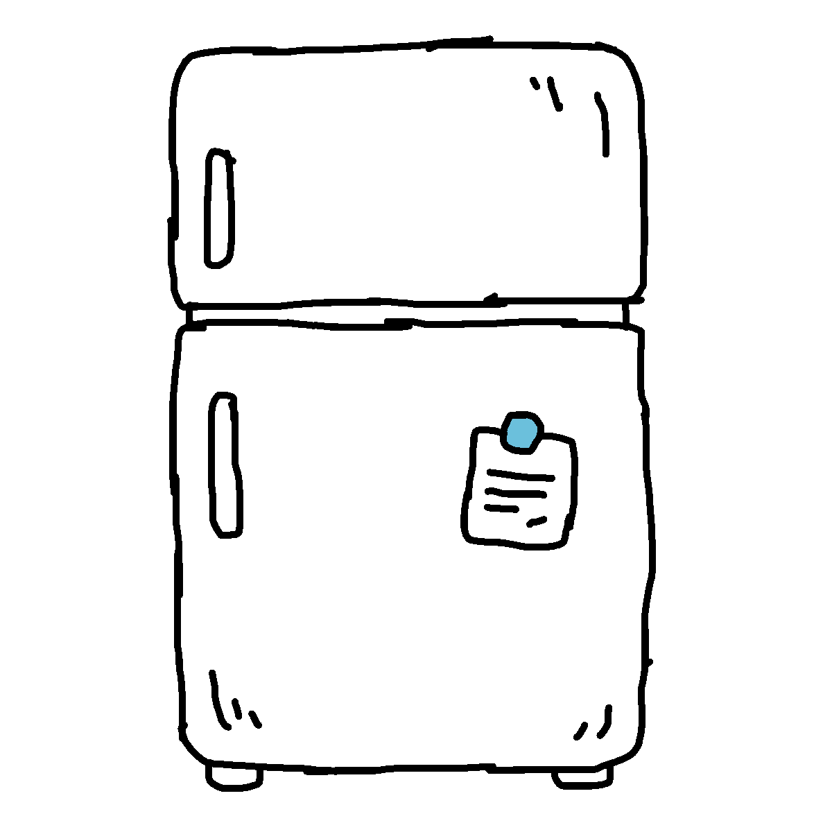 Fridge drawing by kyle