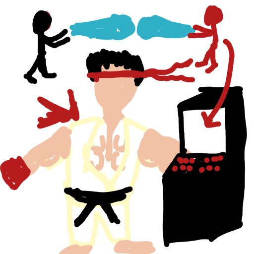 Ryu drawing by Lee the Bee