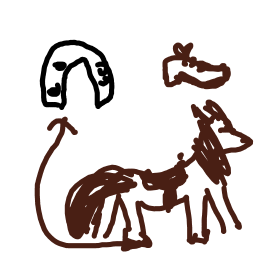 Horseshoe drawing by clay-mega-force