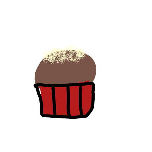 Cupcake drawing by iron-wise-doodler