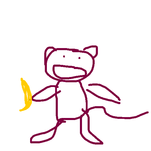 Monkey drawing by maite
