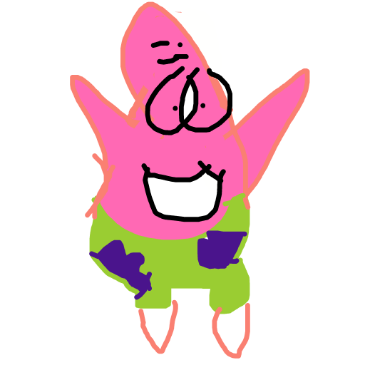 Patrick Star drawing by neat-sun-drawer